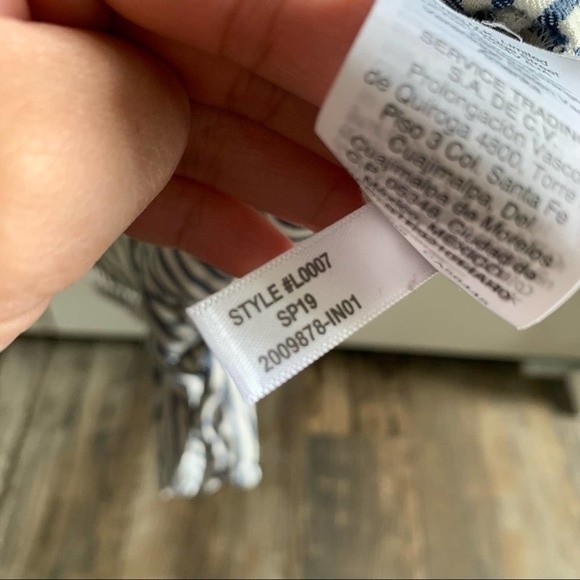 Madewell Novel Tie-Front Top in Stripe - XS - Picture 5 of 8